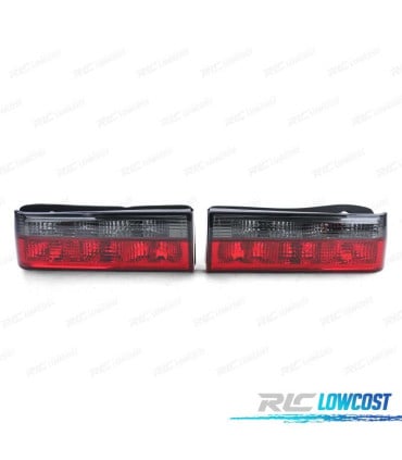 PILOTOS BMW E30 ROJO NEGRO