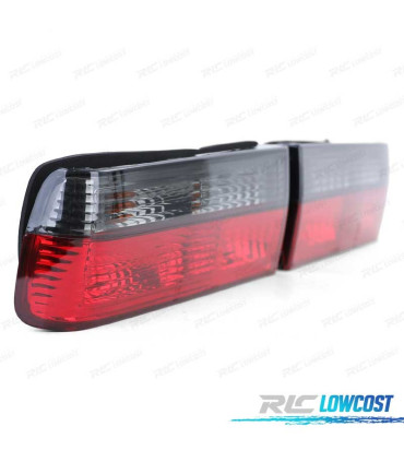 PILOTOS BMW E30 ROJO NEGRO