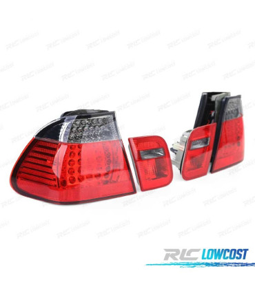 PILOTOS LED BMW E46 98-01 ROJO AHUMADO LOOK M3