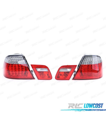 PILOTOS BMW E46 COUPE 99-03 LED ROJO CRISTAL