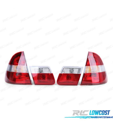 PILOTOS BMW E46 98-05 ROJO BLANCO