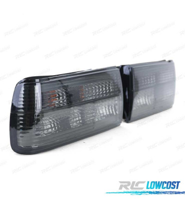 PILOTOS BMW E30 87-90 CABRIO 90-93 FONDO CROMO AHUMADO