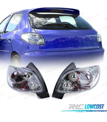 PILOTOS PEUGEOT 206 98-09 FONDO CROMO