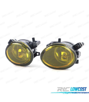 FAROS ANTINIEBLA BMW E46 98-06 E39 95-03 CRISTAL AMARILLO PARAGOLPES M