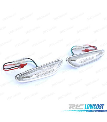 INTERMITENTES BMW E46 01-05 LATERALES LED CROMADO