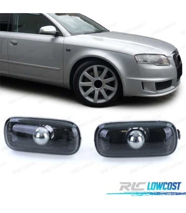 INTERMITENTES LATERALES AUDI A4 00-04 CRISTAL CLARO NEGRO