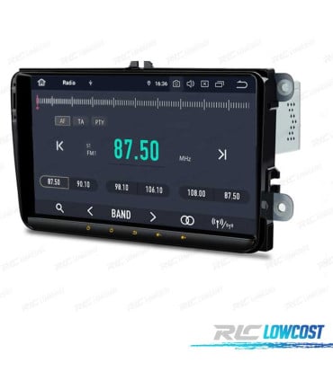 RADIO GPS ANDROID 11 PARA VOLKSWAGEN VW SEAT SKODA HEXA-CORE 4GB RAM+64GB ROM