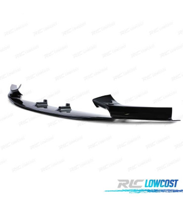SPOILER LIP FRONTAL BMW F22 F23 LOOK M PERFORMANCE NEGRO BRILLO
