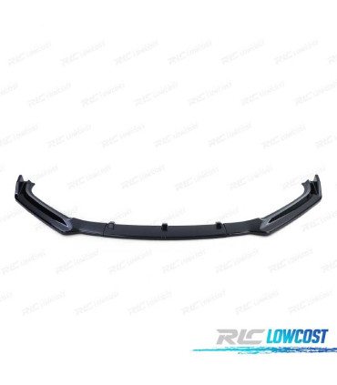 SPOILER FRONTAL AUDI A4 B9 SEDÁN AVANT 15-19 NEGRO BRILLO ABS