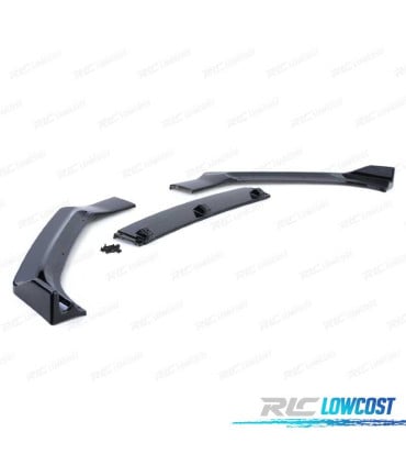 SPOILER FRONTAL AUDI A4 B9 SEDÁN AVANT 15-19 NEGRO BRILLO ABS