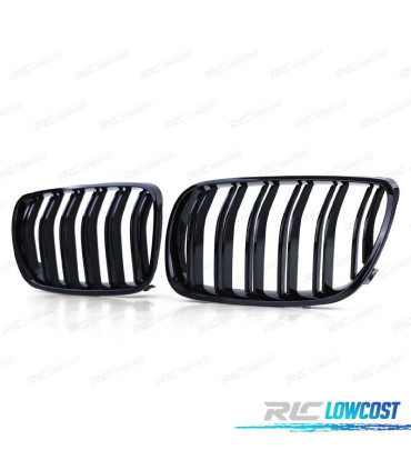 PARRILLAS DOBLES BMW X3 E83 06-11 NEGRO BRILLO