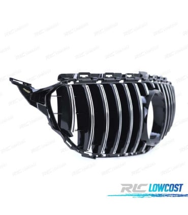 PARRILLA MERCEDES W205 S205 14-18 LOOK AMG GT NEGRO CROMO
