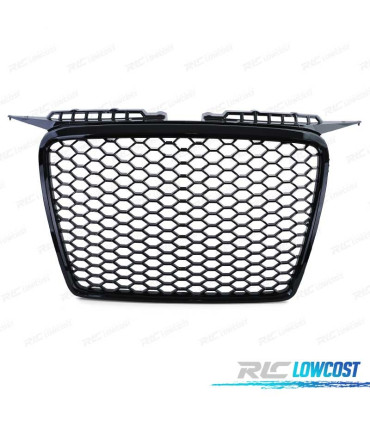 PARRILLA AUDI A3 8P 05-08 LOOK RS3 NEGRO BRILLO