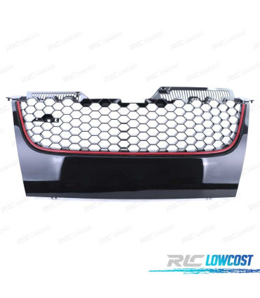 PARRILLA VOLKSWAGEN VW GOLF 5 NEGRO ROJA LOOK GTI