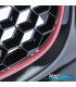 PARRILLA VOLKSWAGEN VW GOLF 5 NEGRO ROJA LOOK GTI