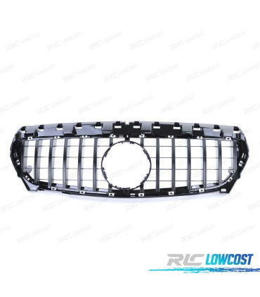 PARRILLA MERCEDES CLA W117 13-16 LOOK AMG GTR NEGRO BRILLO