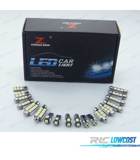 KIT 22 BOMBILLAS LED INTERIOR PARA PORSCHE PANAMERA 4 S 4S TURBO S DIESEL GTS S HÍBRIDO 09-15