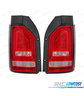 PILOTOS VOLKSWAGEN VW T6 MULTIVAN CARAVELLE 15-19 LED 2 PUERTAS ROJO