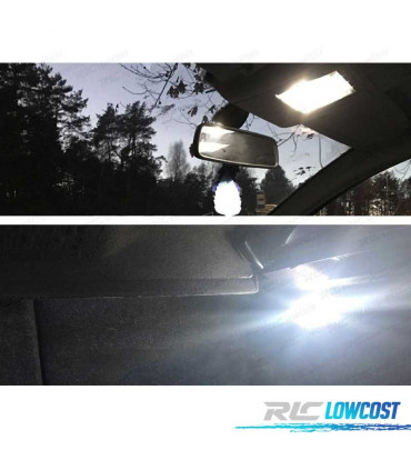 KIT 8 BOMBILLAS LED INTERIOR PARA VOLKSWAGEN VW UP 12-16