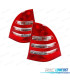 PILOTOS MERCEDES CLASE C W203 ESTATE 00-07 BLANCO ROJO