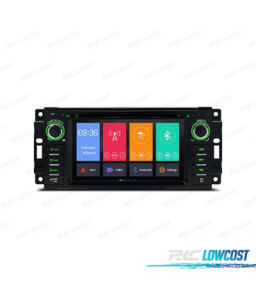 RADIO GPS ANDROID 11 PARA JEEP DODGE CHRYSLER