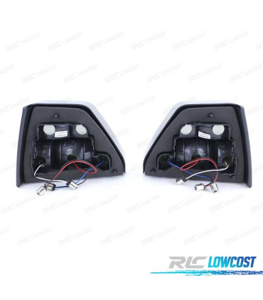 PILOTOS LED PARA VOLKSWAGEN VW GOLF 2 83-91 ROJO AHUMADO LED