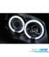 FAROS BMW E81 E87 E82 E88 OJOS ANGEL CCFL FONDO NEGRO