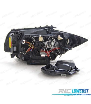 FAROS BMW E81 E87 E82 E88 OJOS ANGEL FONDO CROMO GRIS