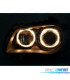 FAROS BMW E81 E87 E82 E88 OJOS ANGEL FONDO CROMO GRIS