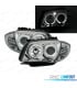 FAROS BMW E81 E87 E82 E88 OJOS ANGEL FONDO CROMO