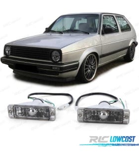 INTERMITENTES LATERALES VOLKSWAGEN VW GOLF JETTA POLO CRISTAL CLARO NEGRO CON LUCES DE POSICIÓN