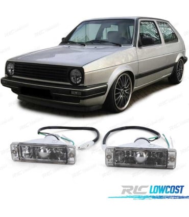 INTERMITENTES LATERALES VOLKSWAGEN VW GOLF JETTA POLO CRISTAL CLARO NEGRO CON LUCES DE POSICIÓN
