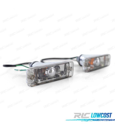 INTERMITENTES LATERALES VOLKSWAGEN VW GOLF JETTA POLO CRISTAL CLARO NEGRO CON LUCES DE POSICIÓN