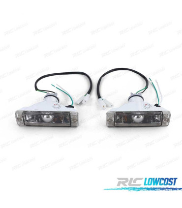 INTERMITENTES LATERALES VOLKSWAGEN VW GOLF JETTA POLO CRISTAL CLARO NEGRO CON LUCES DE POSICIÓN