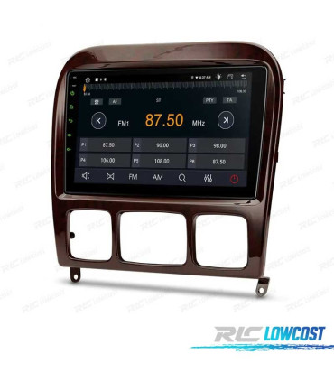 RADIO GPS ANDROID 10 PARA MERCEDES CLASE S W220 98-05 4G