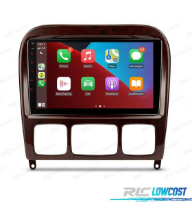 RADIO GPS ANDROID 13 MERCEDES CLASE S W220 98-05