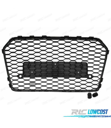 PARRILLA AUDI A6 4G 14-18 LOOK RS6 NEGRO BRILLO