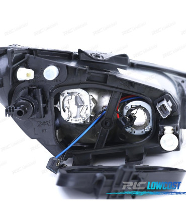 FAROS PEUGEOT 206 03- 06 CABRIO HATCHBACK SW GTI NEGRO H7