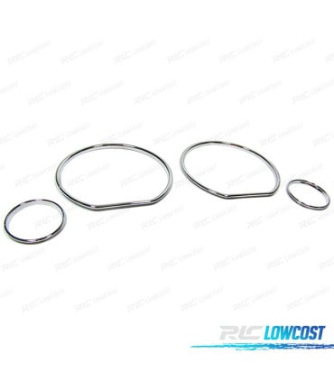AROS CUADRO DE INSTRUMENTOS VOLKSWAGEN VW GOLF 3 VENTO 91-97 CROMO