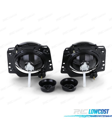 FAROS VOLKSWAGEN VW GOLF 2 83-91 IRON CROSS NEGRO AHUMADO