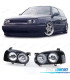 FAROS DOBLES VOLKSWAGEN VW GOLF 3 NEGRO