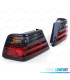 PILOTOS MERCEDES W124 85-93 ROJO NEGRO