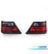 PILOTOS MERCEDES W124 85-93 ROJO NEGRO