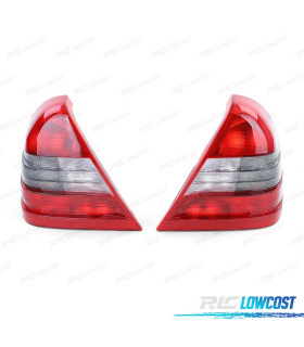 PILOTOS MERCEDES CLASE C W202 93-97 ROJO BLANCO