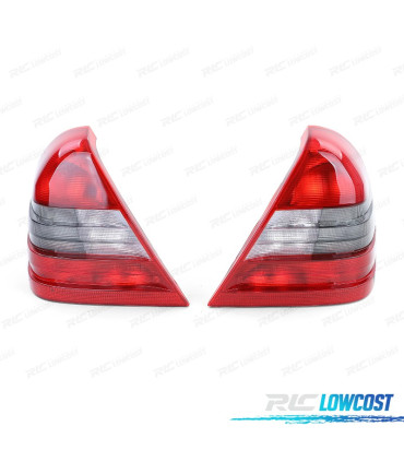 PILOTOS MERCEDES CLASE C W202 93-97 ROJO BLANCO