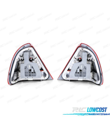 PILOTOS MERCEDES CLASE C W202 93-97 ROJO BLANCO