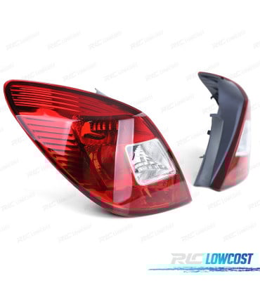 PILOTOS OPEL CORSA D 06- ROJO BLANCO