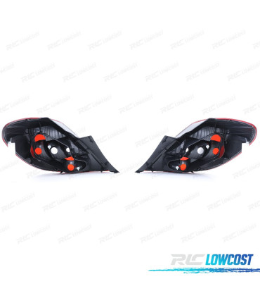 PILOTOS OPEL CORSA D 06- ROJO BLANCO