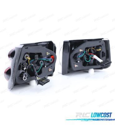 PILOTOS SEAT IBIZA 6K 93-99 ROJO NEGRO