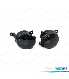 FAROS ANTINIEBLA PARA VOLKSWAGEN VW POLO 6R TIGUAN TOURAN CADDY EOS NEGRO AHUMADO